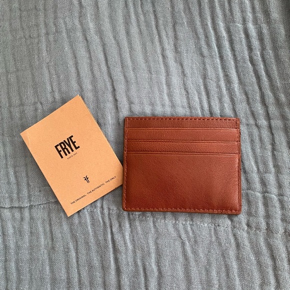 Frye Card Case. Cognac. New - Picture 2 of 4